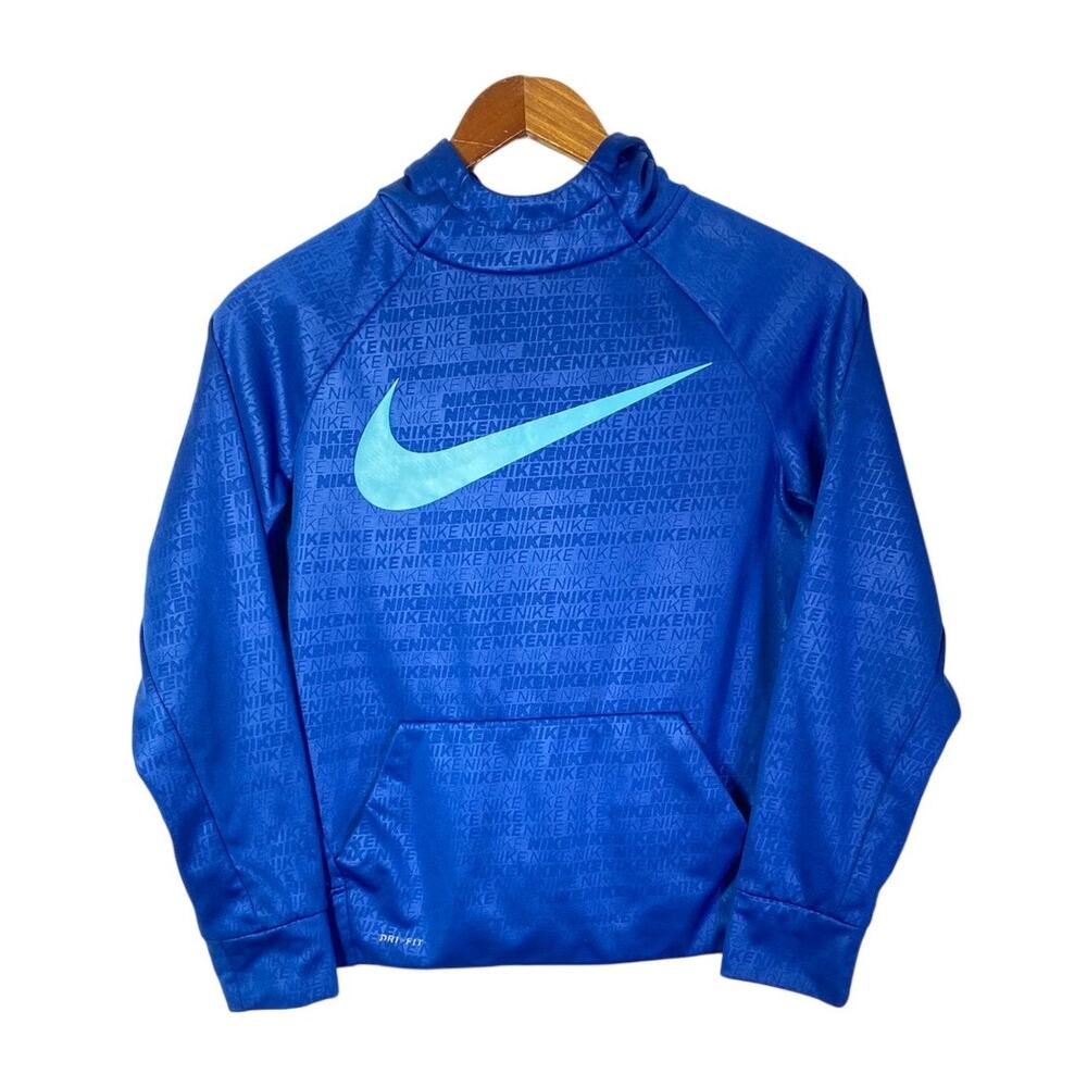Nike Boys Dri‑Fit Hoodie • Long Sleeve Athletic Pullover • Size Large